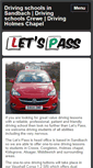 Mobile Screenshot of letspassdriving.co.uk